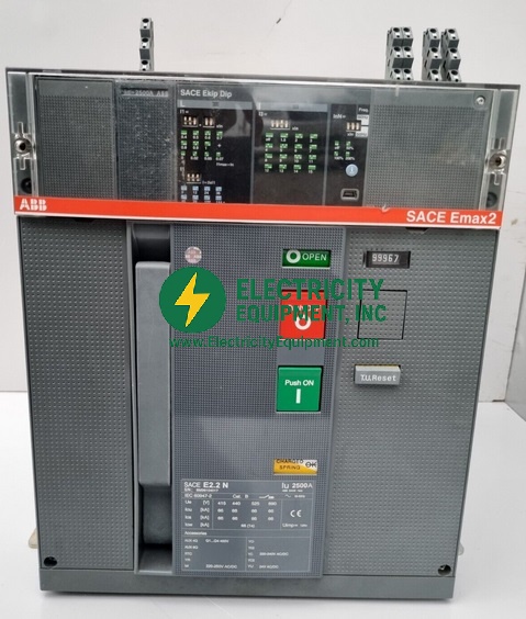 For Sale ABB Sace Emax 2 E2.2N 2500A Air Circuit Breaker